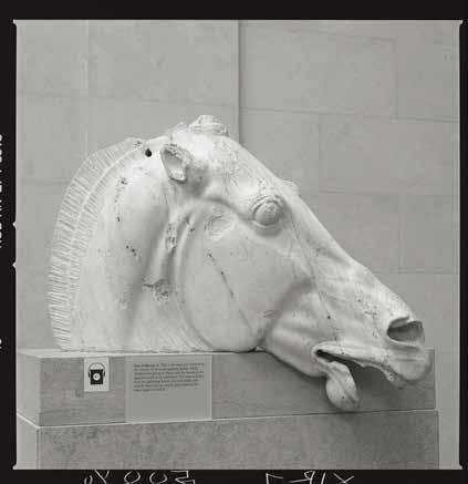 Head of a horse of Selene, from the east pediment of the Parthenon, 5th c. BC.